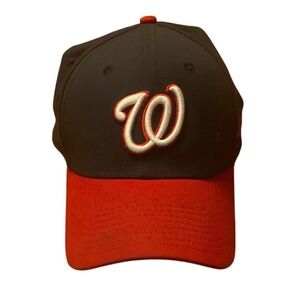 New Era 39THIRTY Washington Nationals MLB Hat Mens Small Medium Blue Red Cap